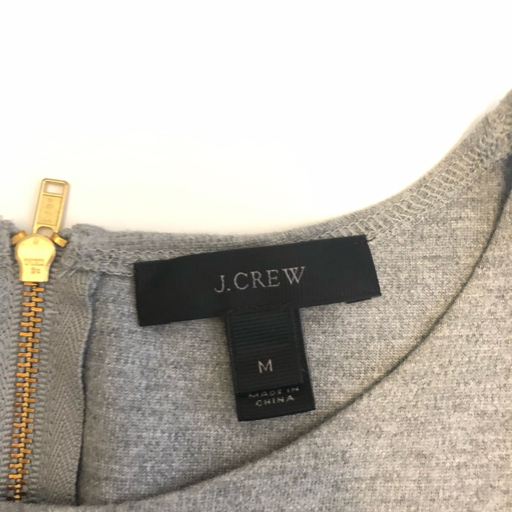 JCrew Pullover Knit with Tulle Trim | sz M - Picture 3 of 6